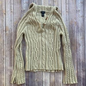 Crochet Hoodie Sweater from American Eagle